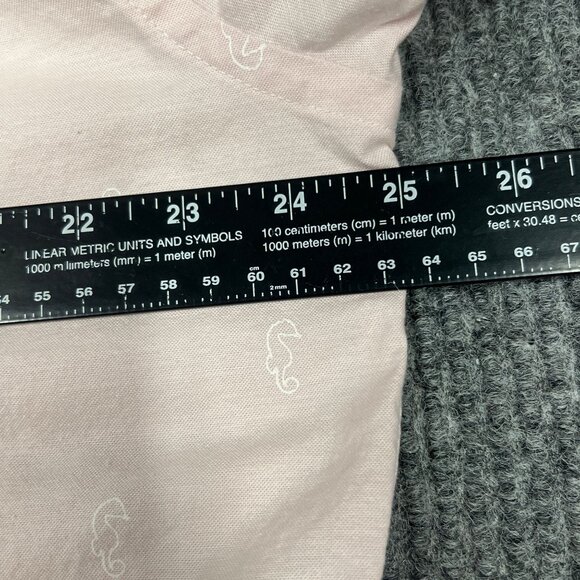 Crown & Ivy Shirt Men LG Pink Seahorse Classic Fit Authentic Southern Shirting - Picture 4 of 14